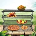 thumbnail image 4 of 4-Tier Collapsible Cooling Rack Baking Cookie Rack Stackable Cooling Bakeware, 4 of 21