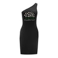 thumbnail image 1 of Vestido con Hombros Descubiertos para Mujer, Ropa de Verano para Adolescentes, Vestido de Verano para Vacaciones XL, 1 of 7