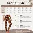 thumbnail image 5 of Xoenoiee Halloween Jack-O-Lantern Pumpkin Print Women Tummy Control Leggings, High Waist Buttery Soft Breathable 4‑Way Stretch Yoga Pants for Gym Running Daily Workout, XL, 5 of 6