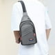 thumbnail image 4 of ¡Compra y Ahorra!, Bolso de pecho de nailon impermeable para hombre - Elegante paquete frontal - Bolso bandolera multicapa de gran capacidad Akmoler, 4 of 9