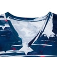 thumbnail image 4 of VILOVE Plus Size American Flag Dress for Women American Flag Patriotic Short Sleeve Loose Midi Dresses, 4 of 8