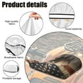 thumbnail image 6 of Renewold Waterproof ATV Seat Cover 25.2x10 Inch, Universal Four Wheeler Seat Cover Stretch Fit for Honda/Yamaha/Polaris, Elastic Edge Mud/Snow Protector, Heavy Duty, Deer American Flag, 6 of 7