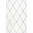 thumbnail image 2 of nuLOOM Armitra Hand Tufted Shag Area Rug, 10' x 14', Natural, 2 of 2