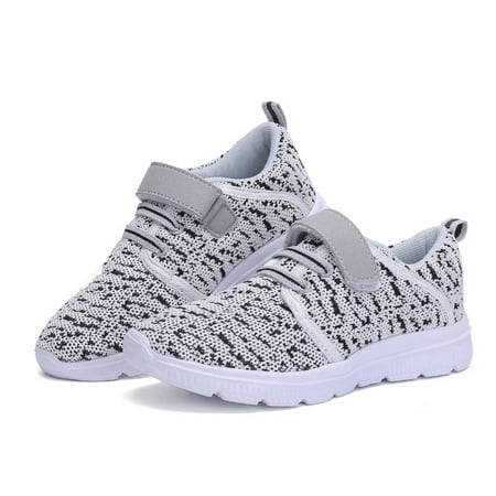 Kids Lightweight Breathable Running Sneakers Easy Walk Sport Casual Shoes for Boys Girls