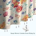 thumbnail image 6 of Pioneer Flower Floral Print Pattern Shower Curtain 72"x72" ,Bathroom Decorative Shower Curtains Set with 12 Hooks,Modern Waterproof Washable Shower Curtain, 6 of 6
