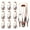 Type A, variant on Happydeer 10Pcs Double Grip Hair Clips Women Metal Snap Hair Barrettes Retro Small Hair Pins Headdress Hair Accessories