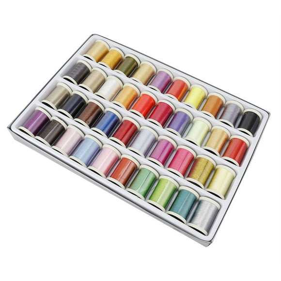 Embroidery Polyester Thread,40 Pcs Embroidery Machine Polyester Fabric Thread Embroidery Polyester Thread Kit Stylish and Modern