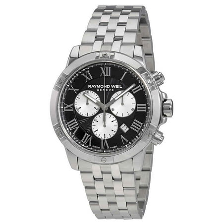 Raymond Weil Tango Black Dial Men's Chronograph Watch 8560-ST-00206