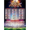 thumbnail image 1 of Cartel del calendario del gráfico mural del juego mundial de fútbol de Qatar 2022, póster del calendario de partidos de 2022, póster del gráfico mural de la Copa Mundial de Fútbol, ​​oficina cent, 1 of 5