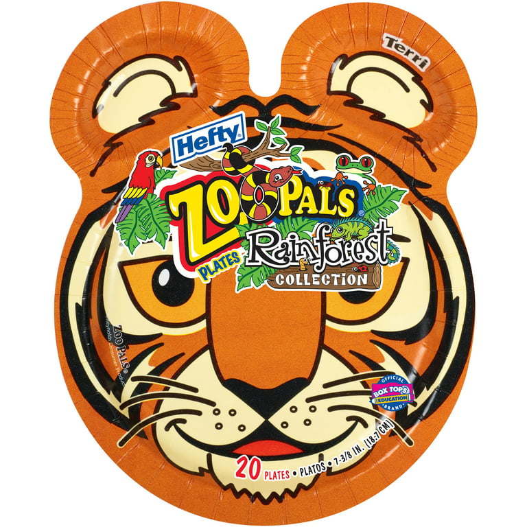 😍 $6.64 Shipped Hefty Zoo Pals Plates Are Now Back! 20-Count