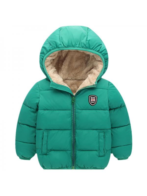 Boys Jacket Baby Fashion For Children Kids Hooded Warm Outerwear Coat Clothes 