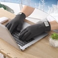 thumbnail image 5 of AOWOO 5 Pairs Winter Wool Gloves for Men Women, Fleece lined Knit Gloves with Touchscreen Fingers, Elastic Thermal Knit Lining Warm Gloves for Cold Weather, 5 of 8