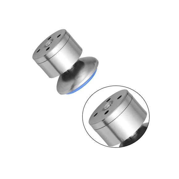 4pcs Cabinet Feet Replacement Adjustable Stainless Steel Feet Pad Support Foot Furniture Leveler for Bookshelf Chair