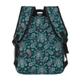 thumbnail image 4 of Disketp Vintage Floral Backpack for Men and Women - Lightweight Backpack Classical with Multi-pockets Casual Daypack for College Workplace Travel, 4 of 5