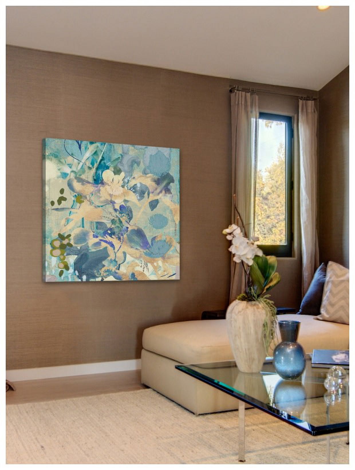 "Entwine with Orchids" Painting Print on Wrapped Canvas