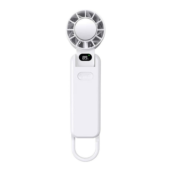 Ventilador de Refrigeración de Mini Aire Acondicionado, Ventilador Silencioso, Ventilador de Aire Acondicionado Usb, Soplado Vertical, 100 Velocidad Del Viento, Mini Escritorio Recargable sin Cepillo