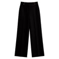 thumbnail image 5 of Npasoilc Business Work Pants for Women Solid Color Pocket Casual Office Trousers,Black, 5 of 6