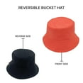 thumbnail image 4 of Empire Cove Cotton Bucket Hat Reversible Fisherman Cap Women Men Summer Coral, 4 of 4