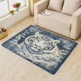 thumbnail image 2 of White Tiger Area Rug 4x5, Wildlife Rugs for Bedroom Living Room, Animal Carpet, Machine Washable Rug, Non Slip Soft Low Pile Rugs Home Decor, 2 of 7