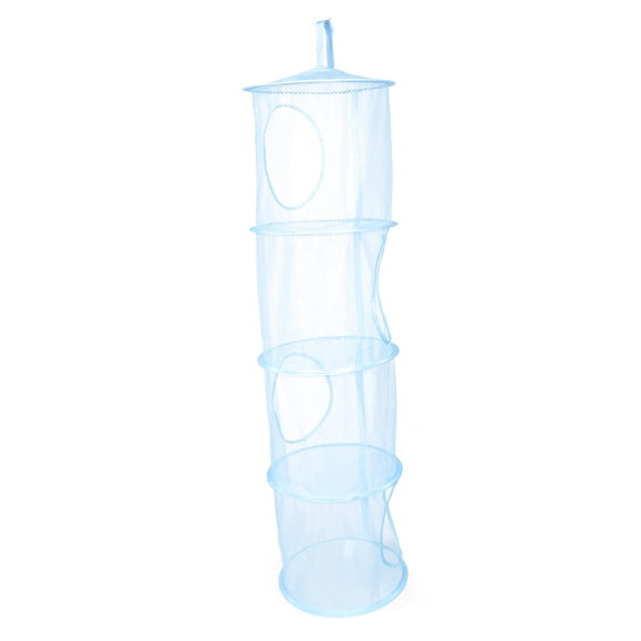 OULII Foldable Hanging Clothes Drying Net with Multiple Storage Layers for Efficient Laundry Drying