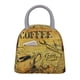 thumbnail image 1 of Balery Coffee Vintage Bolsa de Almuerzo para Mujeres, Caja de Almuerzo, Bolsa de Almuerzo Pequeña Impermeable, Tote de Almuerzo Reutilizable con Gran Capacidad, 1 of 6