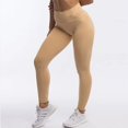 thumbnail image 1 of Mallas sin costuras para mujer, mallas con fruncido en la parte de atrás para gimnasio, pantalones de Yoga de cintura alta, ropa de gimnasio de nailon, mallas deportivas, pantalones para correr, 1 of 5