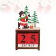 thumbnail image 1 of OULII Rotary Perpetual Calendar in Wood for Desk Decoration Assorted Color 1Pcs, 1 of 2