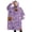 Purple Halloween Pattern, variant on Oversized Wearable Blanket Hoodie,Purple Halloween Black Cats and Pumpkins Sherpa Blanket Hoodie with Super Pockets,Super Warm Fuzzy Pullover for Women & Men