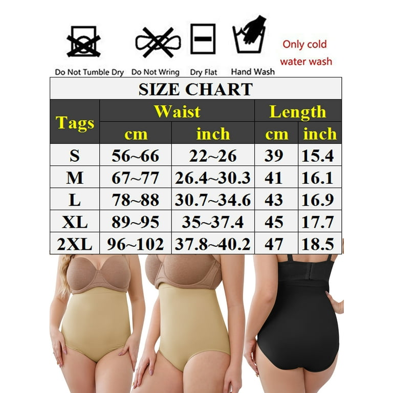 LELINTA Tummy Control Panties for Women Shapewear Butt Lifter High Waist  Trainer Corset Slimming Body Shaper Thong Panty Underwear 