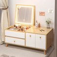 thumbnail image 2 of Mirrors Drawer Dressing Table Box Organizer Led Things Dressing Table Orgnaizing Bedroom Living Room Tocador Maquillaje Vanity My Lux Decor Round, 2 of 16