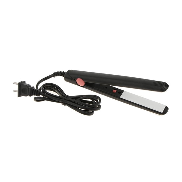 Mini rizador eléctrico profesion, alisador de cabellero, plancha plana, varita rizadora, herramienta alisadora, Kit de estilizador, rosa, rojo, negro Yinane Alisado de rizadores