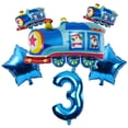 thumbnail image 2 of Globos de papel de aluminio para coche, suministros para fiesta temática de coche, decoración de fiesta de cumpleaños y boda, juguetes para niños, bolas para Baby Shower, 6 uds., 2 of 2