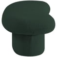 thumbnail image 6 of Meridian Furniture Luka Green Boucle Fabric Bench, 6 of 13
