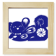 thumbnail image 1 of Año de perro Animal China Patron del Zodiaco Pantalla de escritorio de pared de fotograma cuadrado, 1 of 4