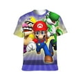 thumbnail image 2 of Bros Luigi Unisex Short-sleeve Shirt For Men Women Novelty 3D Print T-Shirt Soft Comfortable Tee Shirts, 2 of 7