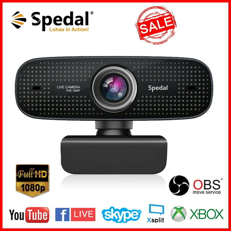 Spedal Usb Camera Xbox One Spedal 4K Webcam 120° Wide Angle With