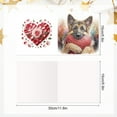 thumbnail image 2 of 6pcs Diamond Art Painting Kit Greeting Cards, Love German Shepherd 5D DIY Special Shape Diamond Greeting Cards Creative Gifts, Christmas Thanksgiving Greeting Cards Congratulation, 2 of 8
