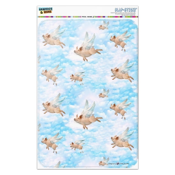 Pigs Could Fly Flying Clouds Sky Pattern Home Business Office Sign