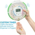 thumbnail image 5 of Live Fine Automatic Pill Dispenser for Medication Alerts and Dosage, 28-Day Organizer for Seniors (Frosted Lid), 5 of 9