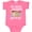Hot Pink, variant on Inktastic My Great Grandpa Loves Me with Sloth and Hearts Boys or Girls Baby Bodysuit