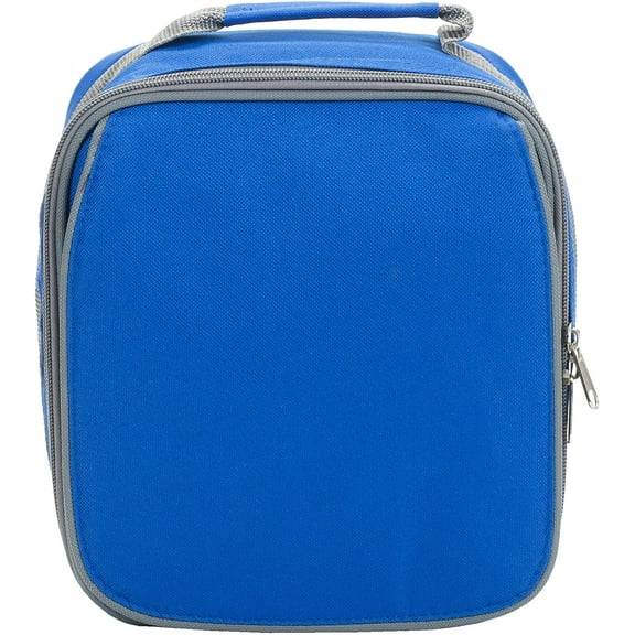 Royal Blue Water Resistant Zipper Closure Isulated Soft Cooler Lunch Bag