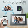 thumbnail image 6 of eco4life 10.1-In. Wi-Fi Digital Photo Frame with Photos/Video Sharing and Touch Screen, Metal Frame, CPF1033, 6 of 8