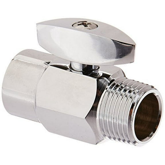 DANCO Shower Volume Control Shut-Off Valve, Chrome, 1.6 inch, 1-Pack (89171)