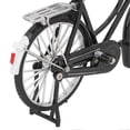 thumbnail image 4 of Bike Model Retro Bicycle Model Ornament Vintage Alloy Bike Figurine Lifelike Bike Collection Decoration for Kids Women Black, 4 of 4