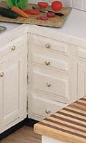 unfinished dollhouse kitchen cabinets