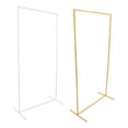 thumbnail image 6 of Dwellnix 3Pcs Rectangular Balloon Frame Wedding Stand Gold Metal Backdrop Stand Party, 6 of 7