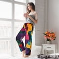 thumbnail image 5 of Fuzoiu Vibrant Abstract Flow Print Women's Pajama Pants,Lounge Pants with Drawstring and Pockets, Casual Pjs Sleep Bottoms, Women's Sleep Pants-X-Large, 5 of 6