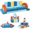 thumbnail image 1 of Sofá de juego modular para niños, 22 unidades, diseño oceánico, con espuma, 1 of 8