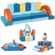 thumbnail image 1 of Sofá de juego modular para niños, 22 unidades, diseño oceánico, con espuma, 1 of 8