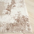 thumbnail image 4 of SAFAVIEH Penelope Beth Abstract Shag Area Rug, Beige/Ivory Taupe, 9' x 12', 4 of 8